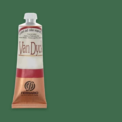 Olejová farba Ferrario Van Dyck, 60 ml - 68, zelený lak