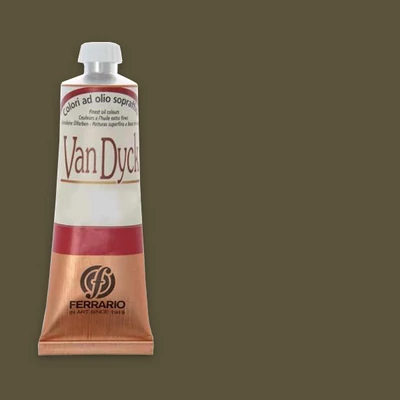 Olejová farba Ferrario Van Dyck, 60 ml - 71, green earth ancient