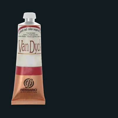 Olejová farba Ferrario Van Dyck, 60 ml - 82, payne's gray deep