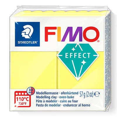 Modelovacia hmota do rúry FIMO Effect, 57 g - priesvitná žltá (8020-104)