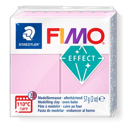 Modelovacia hmota do rúry FIMO Effect, 57 g - pastelovo ružová (8020-205)