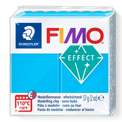 Modelovacia hmota do rúry FIMO Effect, 57 g - priesvitná modrá (8020-374)