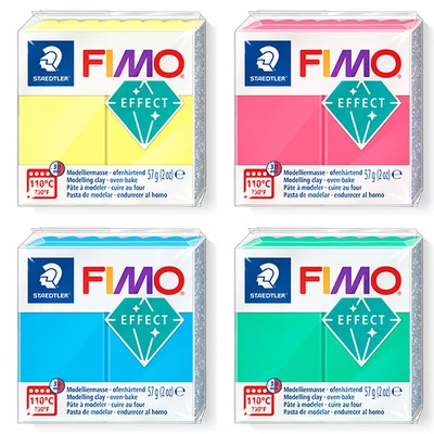 Modelovacia hmota do rúry FIMO Effect, priesvitná- rôzne farby