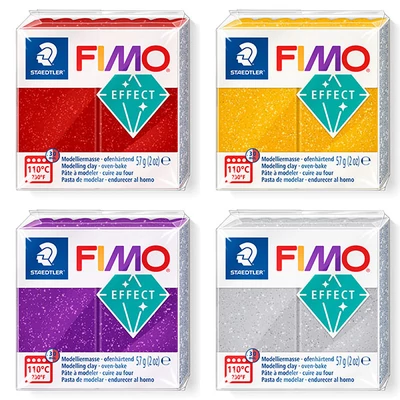 Modelovacia hmota do rúry FIMO Effect, trblietavá - rôzne farby
