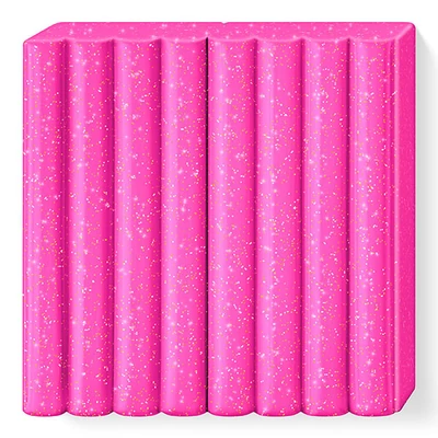 Modelovacia hmota do rúry FIMO Kids, 42 g - gliterový pink (8030-262)