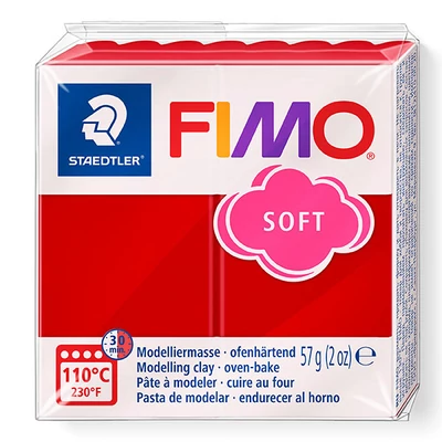 Modelovacia hmota do rúry FIMO Soft, 57 g - vianočná červená (8020-2)