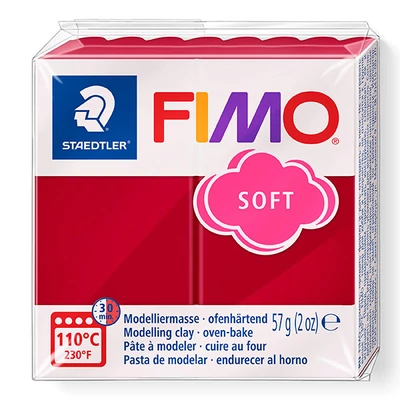 Modelovacia hmota do rúry FIMO Soft, 57 g - višňovo červená (8020-26)