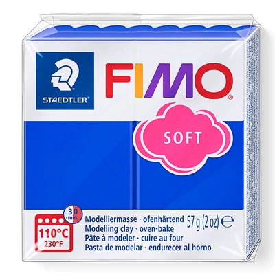 Modelovacia hmota do rúry FIMO Soft, 57 g - lesklá modrá (8020-33)