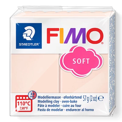 Modelovacia hmota do rúry FIMO Soft, 57 g - telová (8020-43)