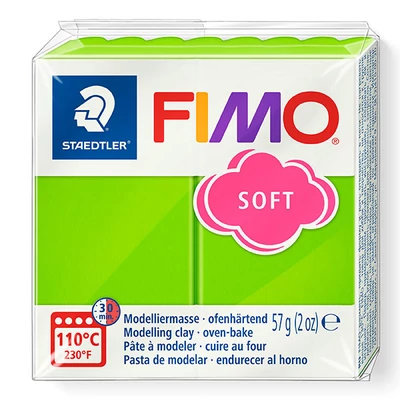 Modelovacia hmota do rúry FIMO Soft, 57 g - jablkovo zelená (8020-50)
