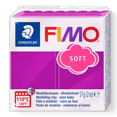 Modelovacia hmota do rúry FIMO Soft, 57 g - purpurová (8020-61)