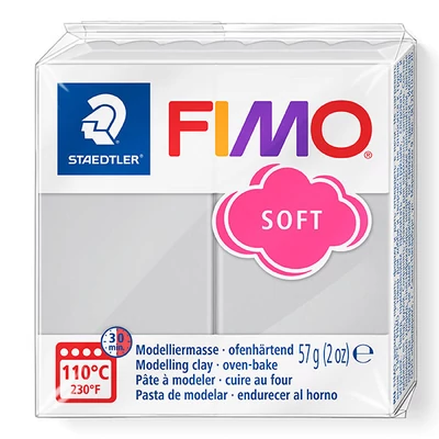 Modelovacia hmota do rúry FIMO Soft, 57 g - delfínovo sivá (8020-80)