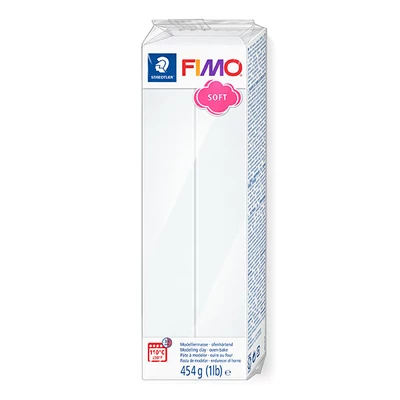 Modelovacia hmota do rúry FIMO Soft, 454 g - biela 8021-0