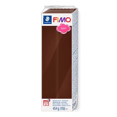 Modelovacia hmota do rúry FIMO Soft, 454 g - čokoláda 8021-75