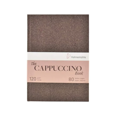 Náčrtník a skicár Hahnemühle The Cappuccino Book, 120 g, 40 listov - A4