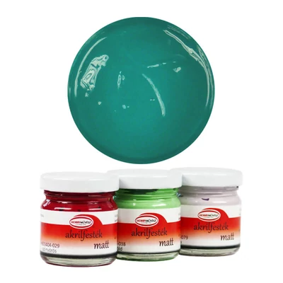 Akrylová farba pre hobby umelcov, 40 ml - matná, 013, smaragdovo zelená