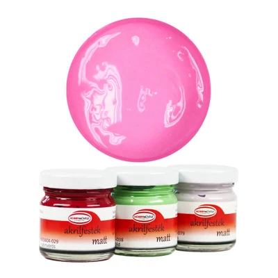Akrylová farba pre hobby umelcov, 40 ml - matná, 031, ružová