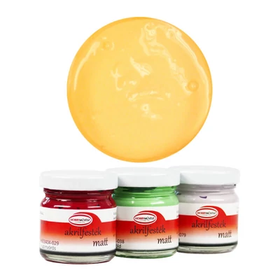 Akrylová farba pre hobby umelcov, 40 ml - matná, 071, žiarivá neapolská žltá