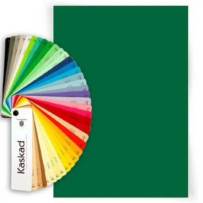 Farebný fotokopírovací papier Kaskad, A/4, 80 g, 10 ks - 63, tmavozelený, Mallard green