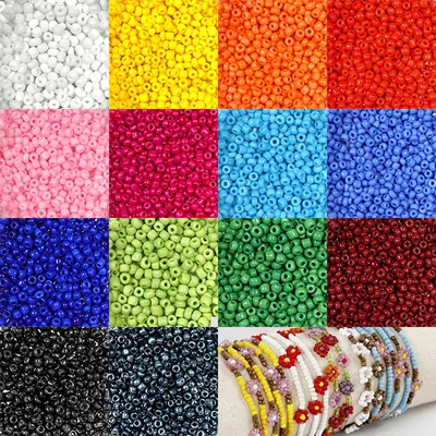 Koráliky, jednofarebné, 2 mm - v rôznych farbách