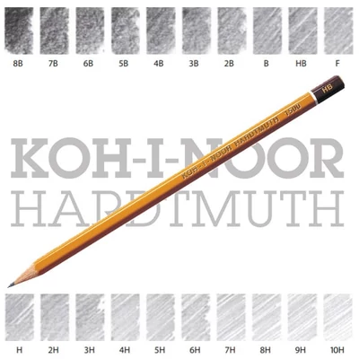 Grafitová ceruzka KOH-I-NOOR - v 20 tvrdostiach (10H-8B)