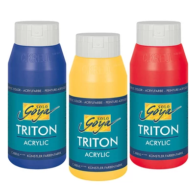 Akrylová farba Kreul Solo Goya Triton, 750 ml - vo viacerých farbách
