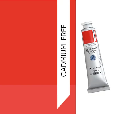 Olejová farba L&B Extra-Fine, 40 ml - 893, cadmium- free red light