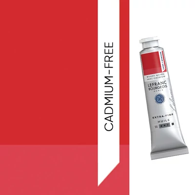 Olejová farba L&B Extra-Fine, 40 ml - 894, cadmium- free red medium