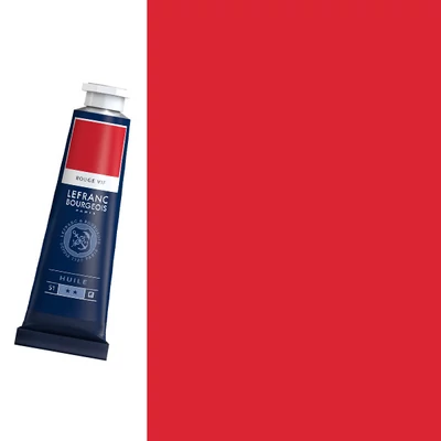 Olejová farba L&B Fine Oil, 40 ml - 396, bright red