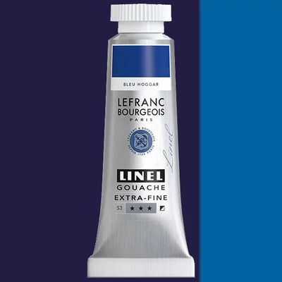 Gvašová farba L&B Linel extra fine, 14 ml - 036, phthalo blue