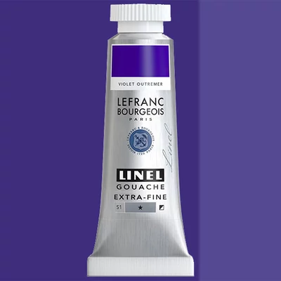 Gvašová farba L&amp;B Linel extra fine, 14 ml - 057, ultramarine violet