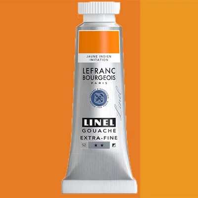 Gvašová farba L&amp;B Linel extra fine, 14 ml - 181, indian yellow imitation