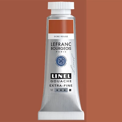 Gvašová farba L&amp;amp;B Linel extra fine, 14 ml - 306, red ochre