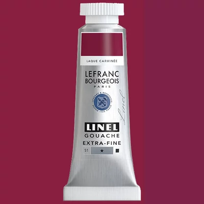 Gvašová farba L&B Linel extra fine, 14 ml - 341, crimson lake