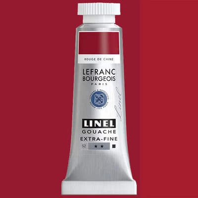 Gvašová farba L&B Linel extra fine, 14 ml - 368, china red