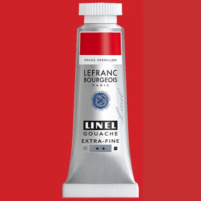 Gvašová farba L&B Linel extra fine, 14 ml - 395, vermilion