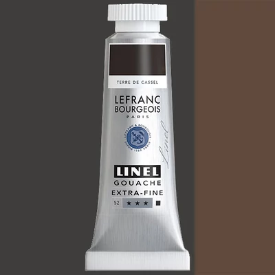 Gvašová farba L&B Linel extra fine, 14 ml - 475, cassel earth