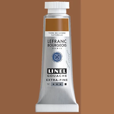 Gvašová farba L&B Linel extra fine, 14 ml - 482, raw sienna