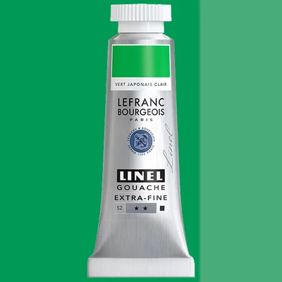 Gvašová farba L&B Linel extra fine, 14 ml - 536, japanese green light