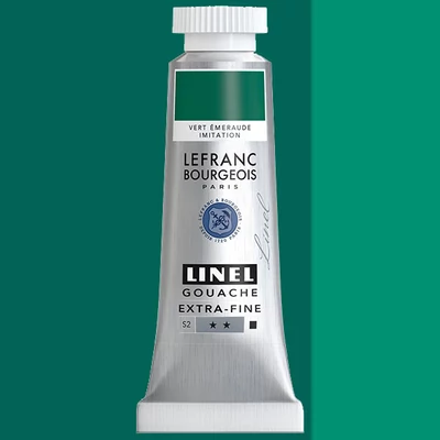Gvašová farba L&B Linel extra fine, 14 ml - 564, viridian imitation