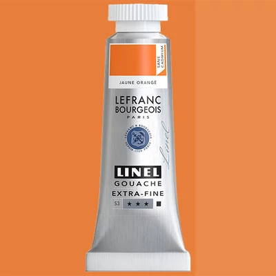 Gvašová farba L&B Linel extra fine, 14 ml - 910, cadmium- free orange