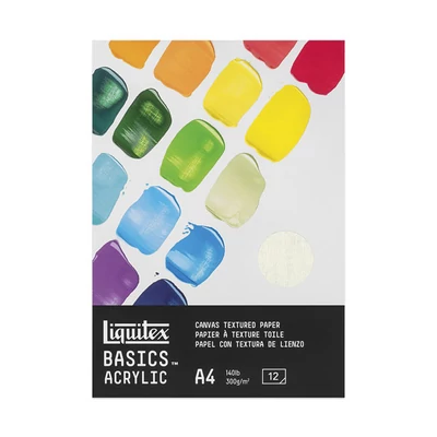 Akrylový maliarsky blok Liquitex, 300 g, 12 listov - A4