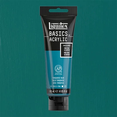 Akrylová farba Liquitex Basics, 118 ml - 046, turquoise blue
