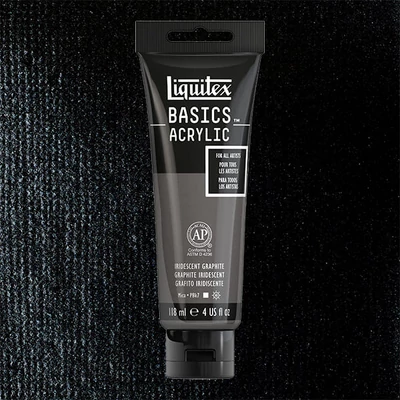 Akrylová farba Liquitex Basics, 118 ml - 049, iridescent graphite