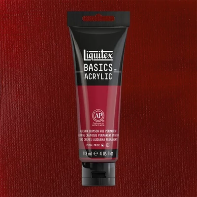 Akrylová farba Liquitex Basics, 118 ml - 116, alizarin crimson hue permanent