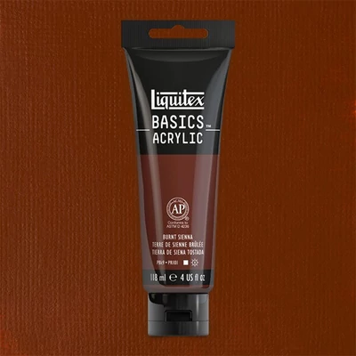 Akrylová farba Liquitex Basics, 118 ml - 127, pálená siena