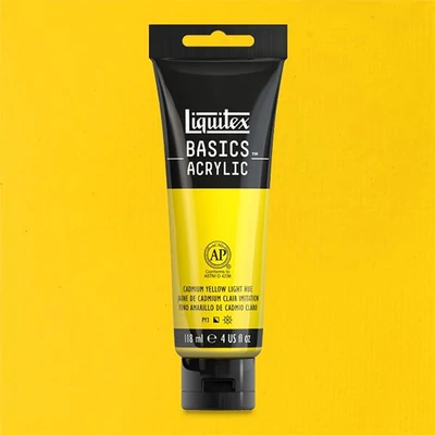 Akrylová farba Liquitex Basics, 118 ml - 159, cadmium yellow light hue