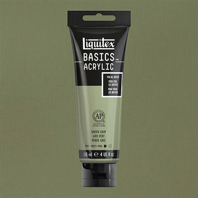 Akrylová farba Liquitex Basics, 118 ml - 205, green gray