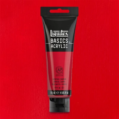 Akrylová farba Liquitex Basics, 118 ml - 292, naphthol crimson