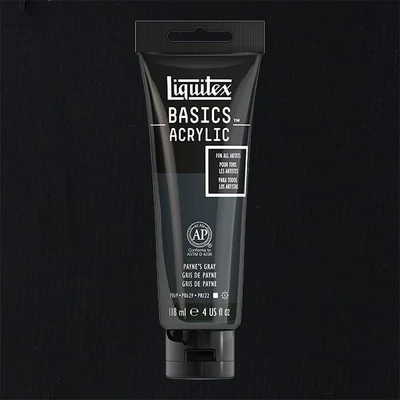 Akrylová farba Liquitex Basics, 118 ml - 310, Payne's Gray